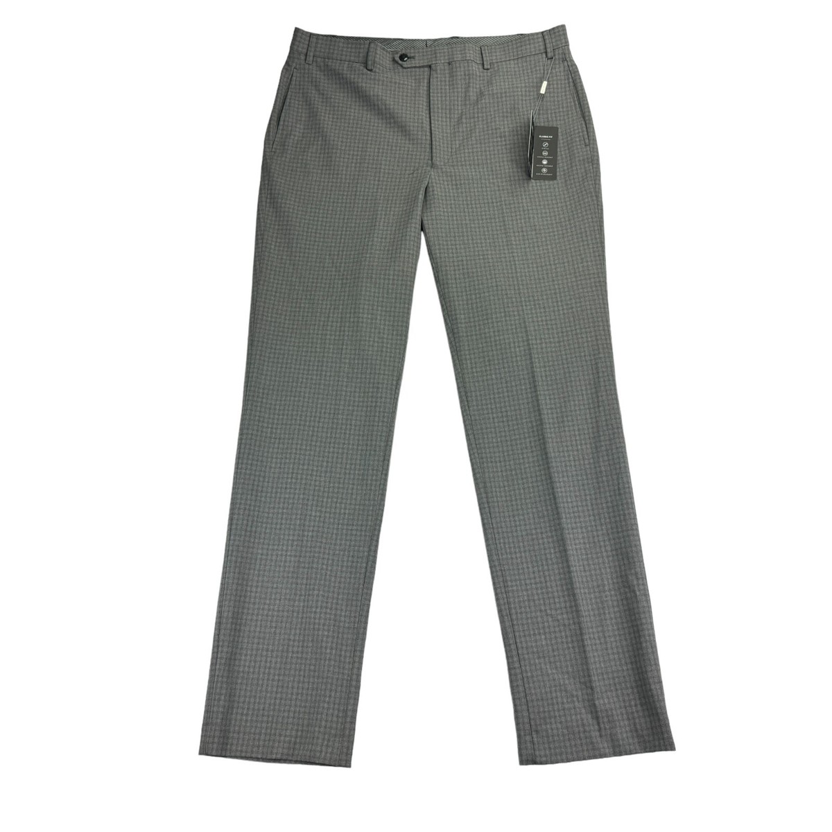 Michael Kors Mens Marvin Classic Fit Plaid Stretch Suit