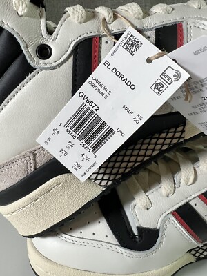 Adidas Originals El Dorado Hi Top Shoes GV6672 Off White/Blk