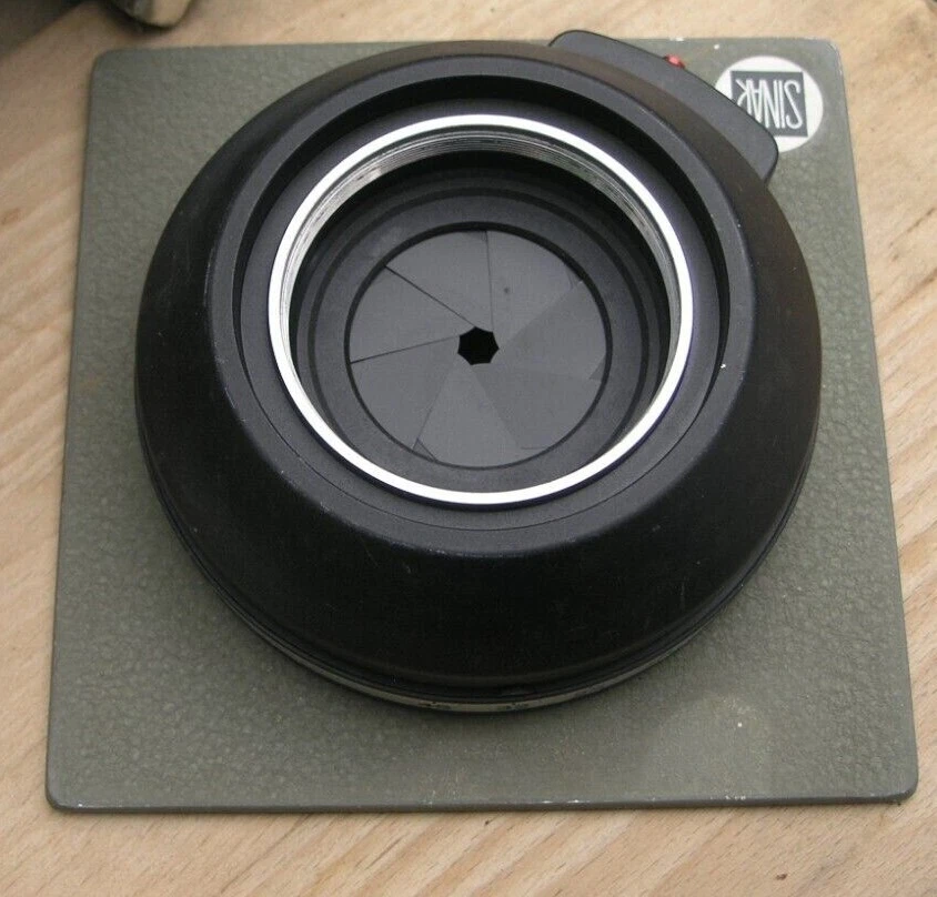 Sinar Norma & P lens board with manual DB iris mount for copal 3 elements 5.6 - Image 3 of 4