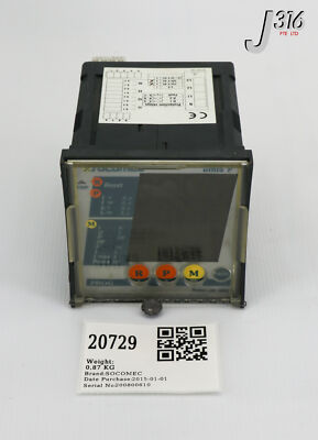 May 20729 SOCOMEC DIRIS P PROTECTION RELAY 48310502 | eBay
