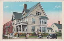 Postcard YWCA Pawtucket Rhode Island 