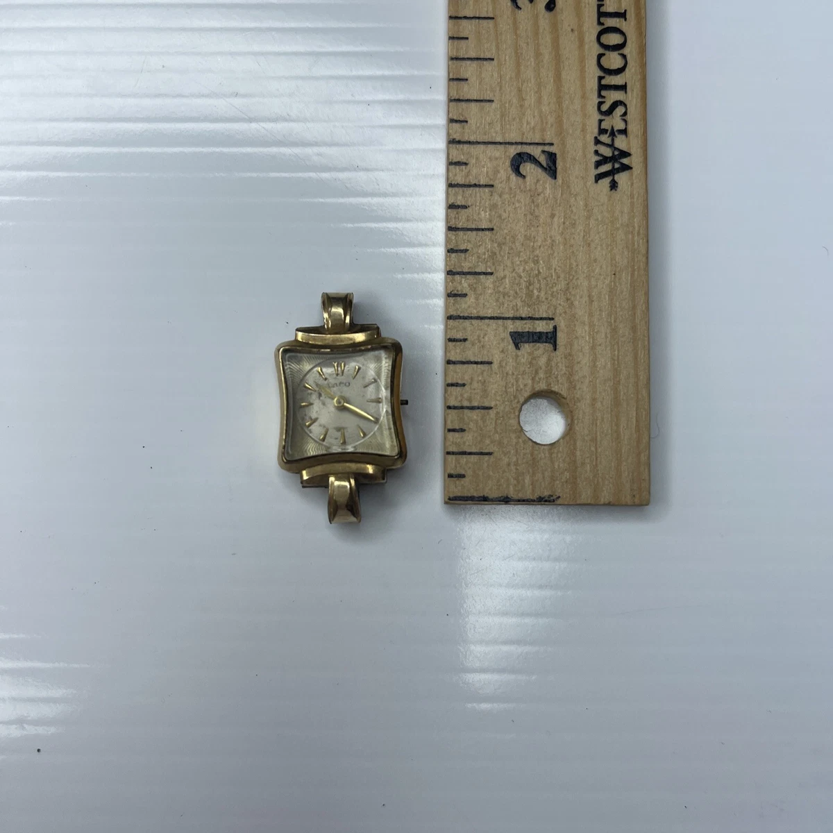 F LACO Walz Gold Double 20 Mikron Spezial Square Vtg Ladies Repair