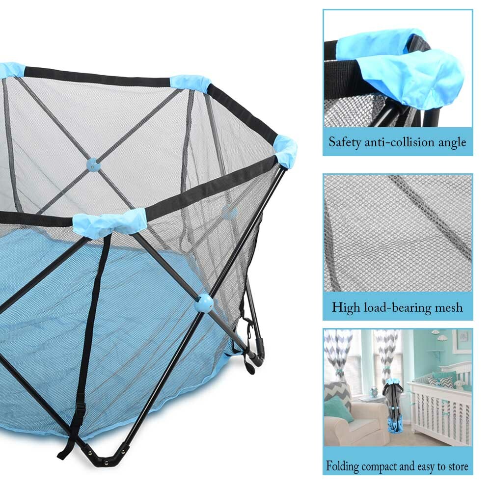 mesh baby playpen