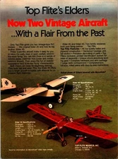 Top Flite Elder 20 40 RC Airplane Print Ad Wall Art Decor