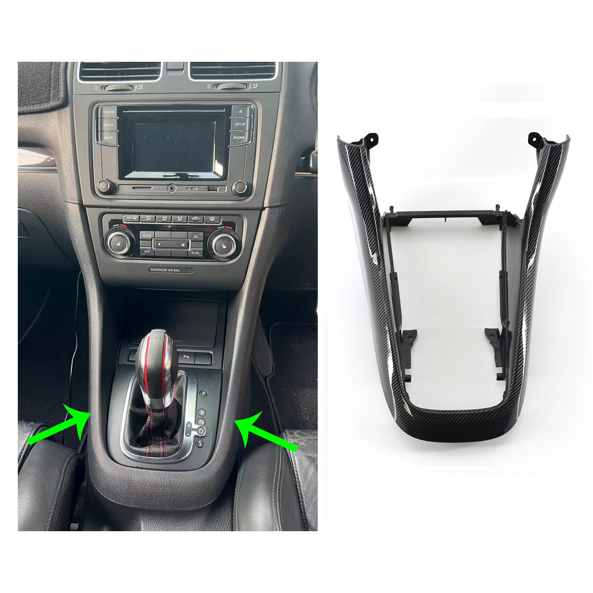 Fits For VW Golf 6 MK6 5K0863680 09-13 Center Console Gear Shift