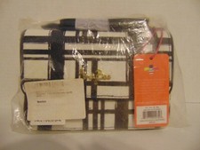 Women  s Honey Bee Crossbody Shoulder Bag with Pouch - Black/White - NWT