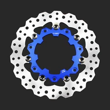 11.8" Blue Floating Front Brake Rotor for Harley Agitator Touring FLHTK FLHX 09+