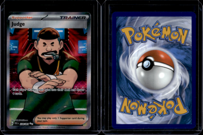 Judge Full Art Ultra Rare Trainer 2024 PALDEAN FATES Pokemon TCG Card  228/091