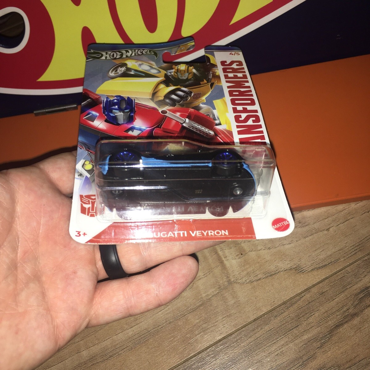 Hot Wheels 2024 Transformers Bugatti Veyron