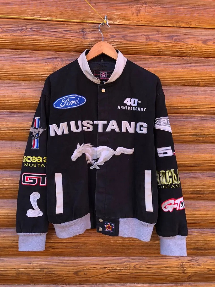 NASCAR Mustang jacket 🐎🏎️ rancing vintage bomber | eBay NASCAR Mustang jacket 🐎🏎️ rancing vintage bomber | eBay