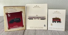 Lot 3 Hallmark Keepsake LIONEL Train Ornaments, Brand NEW  