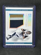 2017 Panini National Treasures Colossal Materials Prime /25 Blake Bortles B5