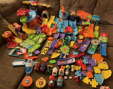 VTECH Go Go Smart Wheels Huge Lot Tracks Structures Parts Pieces  8 Vehicles