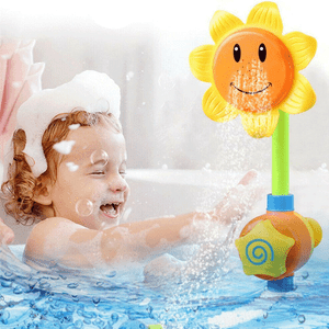Baby-Bath-Toy-Children-Sunflower-Spray-Water-Shower-Tub-Faucet-Kids-Bathroom-Toy