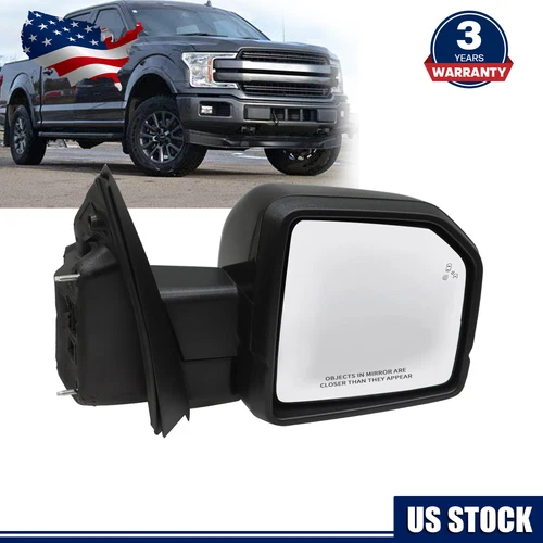 16Pin Right Side Power Fold Mirror w/ Memory Blind Spot For 2015-2020 Ford F-150