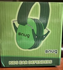 SNUG Safe n Sound Kids Ear Defenders Hearing Protection Noise Blocking New Green