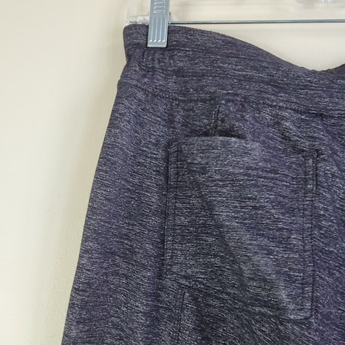 Athleta Women's Cropped Space Dye Drawstring Joggers Sweatpants Elastic Cuffs - Picture 8 of 9