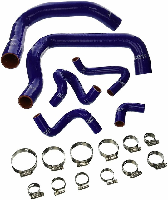 HPS 571010BLUE Silicone Radiator Coolant Hose Kit for 8693 Cobra