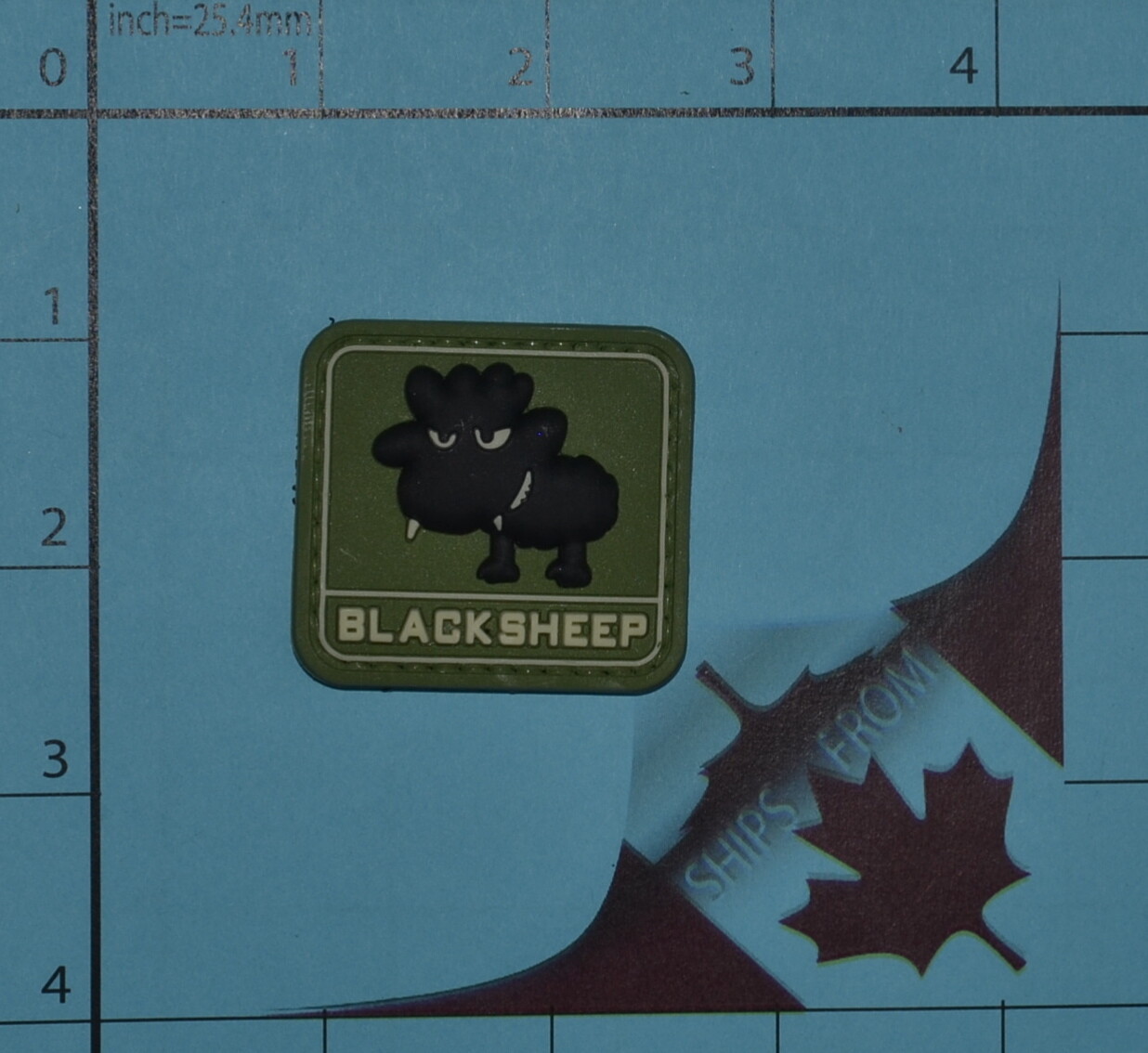 PVC green SHEEP RUBBER 3D PATCH MILITARY COMBAT GROUP WARFARE TACTICAL