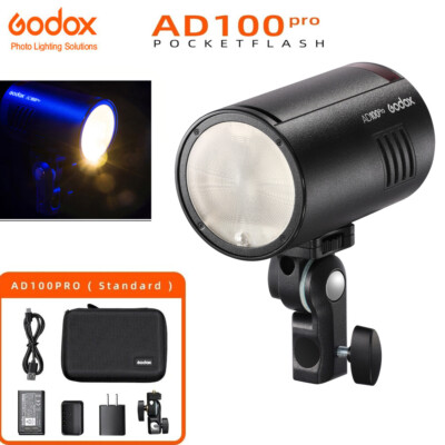 Godox AD100Pro 100Ws 2.4G Wireless HSS 1/8000s Outdoor Flash Light mit Akku