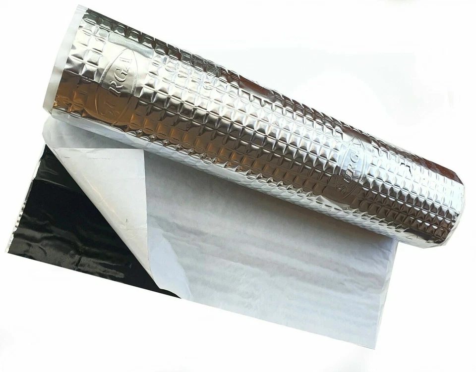 50x200cm Insulation Mat Alubutyl Insulation Self Adhesive Car Anti Drone for Chrysler - Image 4 of 4