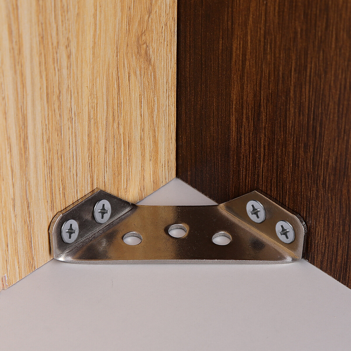 Lot Universal Furniture Corner Connector Stainless Steel Angle Corner Brackets