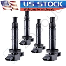 4PCS Ignition Coil For Toyota Camry RAV4 Highlander Solara Pontiac 2.4L UF333