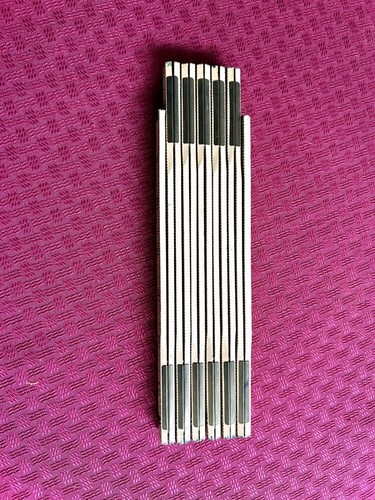 Vintage Wood Extension  Folding Rule Ruler 72"-   Made in USA - Picture 15 of 17