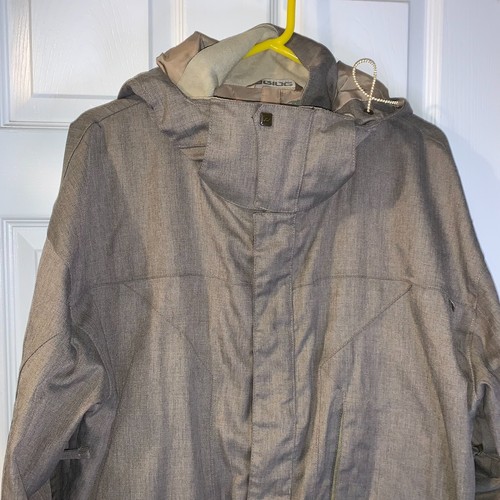 RIDE Snowboards Men's Snowboarding Jacket Size XL Beige Cell 10 Series Hooded - Picture 5 of 16