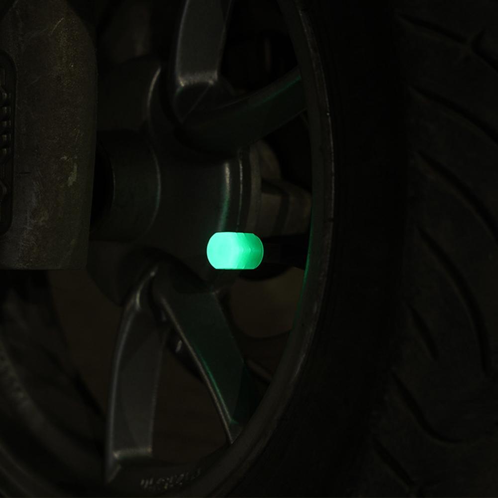 Luminous Stem Cover Tire Valves Caps Universal Valves Nozzles (12pcs