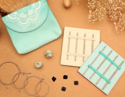 KnitPro Mindful PETITE Midi Spitzen-Set 10/13cm 2,00-2,75mm / 4 Seile / Zubehör