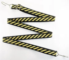 Flat Bungee Cord with Steel Hooks Adjustable Length 67"-126", Heavy Duty Bung...
