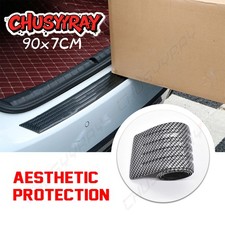 90cm Carbon Fiber Film Trunk Vinyl Decal Sticker For Toyota Camry Black