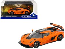 Koenigsegg Jesko Attack Tang Orange Metallic with Black Stripes 1/43 T&y Diecast