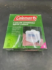 COLEMAN 5 Gallon Water Carrier Jug Collapsible Portable Expandable