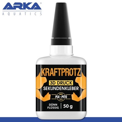ARKA 50g Kraftprotz 3D Druck Sekundenkleber dünnflüssig Hobby Basteln Kleben
