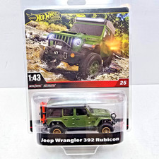 2025 Hot Wheels Premium - Jeep Wrangler 392 Rubicon - 25 1:43 Scale Green Truck