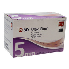 BD Ultra-Fine Pen-Nadeln 5mm, 31G (0,25mm), 105 Stck., NEU, PZN 14046744