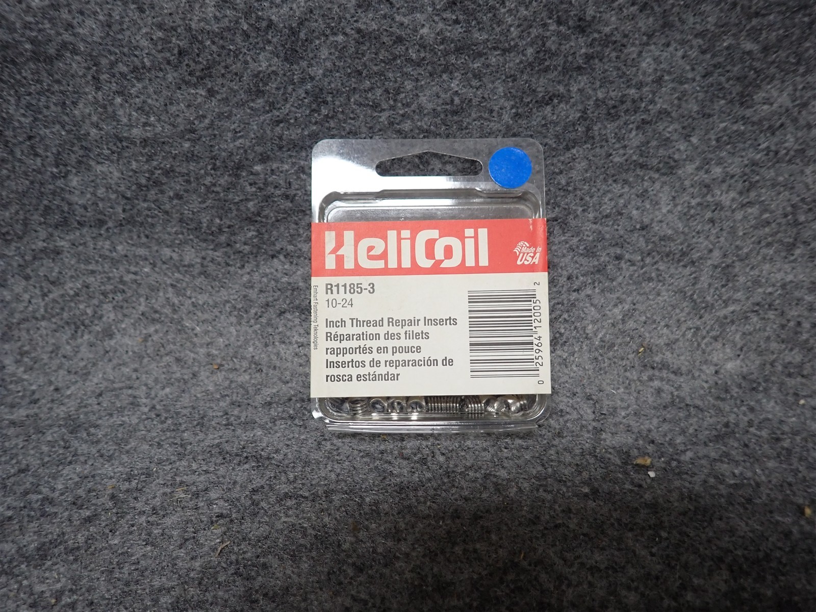 NEW (Box Of 12) HeliCoil R1185-3 10-24 SAE Thread Repair Inserts (BN132)