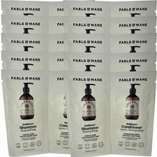 10 Set Fable and Mane HoliRoots DUO Shampoo & Conditioner Hydrated Hair Travel