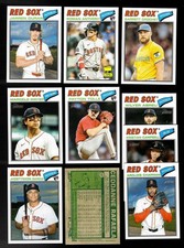 2026 Topps Heritage - BOSTON RED SOX Team Set Roman Anthony Rc Garcia Rc Tolle