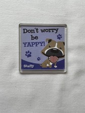 TOP DOG Fridge Magnet by Paper Island - STAFFY / STAFFIE No. 37 - Yappy