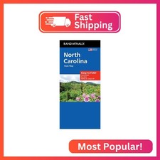 Rand McNally Easy to Fold: North Carolina Laminated Map