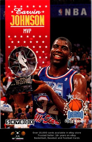 Earvin Johnson #310 1992 Skybox card