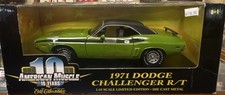 Ertl Collectibles American Muscle 1971 Dodge Challenger R/T 1:18 Green Limited …