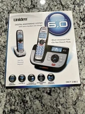Uniden DECT 6.0 Cordless Digital Answering Caller ID 2 Handsets DECT2180-2 NEW