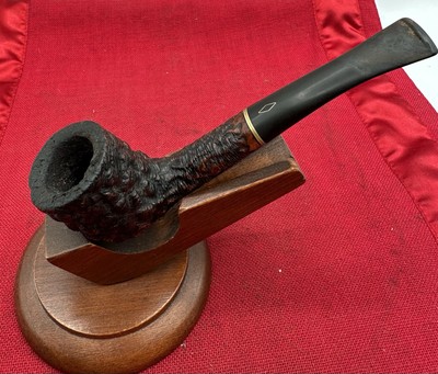 Rusticated Ninja BREBBIA Rok Root 8007 Italy Briar Billiard Tobacco Pipe
