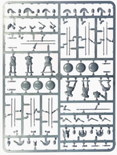 Victrix Greek Hoplites Sprue w/ 6 28mm Historical Clash of Spears DnD Miniatures