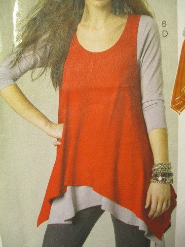 McCall's Pattern 6165 Misses Tunic & Tank Top Sz Z (L-XL) Cut -1 Piece 5 Facing - Picture 4 of 12