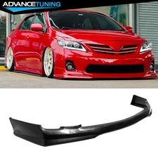 Fits 11-13 Toyota Corolla TR-D Style Front Bumper Lip Splitter Guard Unpainted